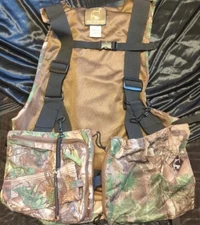 New Ol Tom Drake waterfowl Turkey Vest Lg Hardwoods Camo Hunting call 