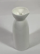 FORTESSA Fortaluxe SuperWhite Tall Pour Oil Creamer Dressing 4-1/4” X 2” Used