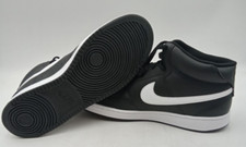 Nike Court Vision size 11.5 Mid Black / White Leather New