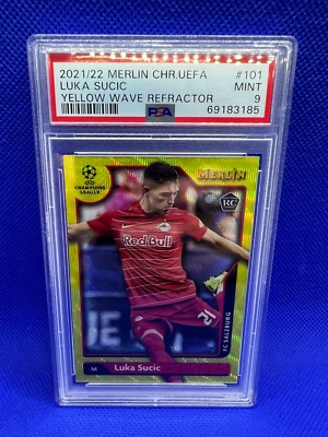 【抽選】ぼくのマリーセル画 2021-22 Topps Merlin Collection Chrome UCL - Luka Sucic #101