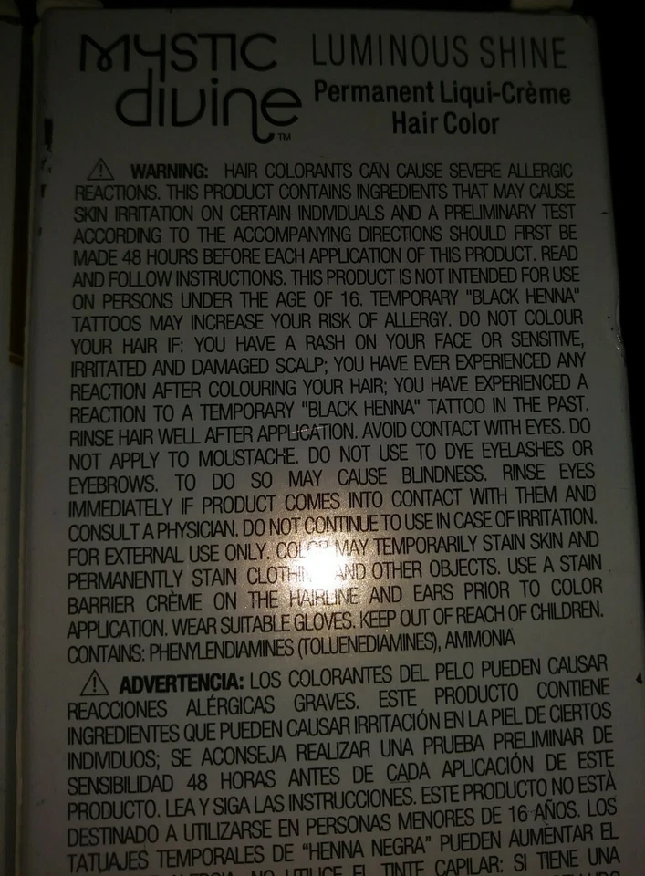 4 Mystic Divine Brown Hair Color Permanent Dye Salon Care USA 2VV 3NR 4VV 4NRV - Image 4 of 4