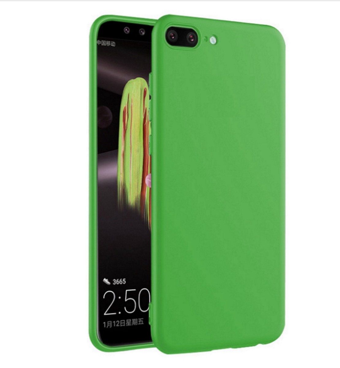 CUSTODIA Compatibile con Huawei Y6 (2018) / TU-LX1 ATU-L21 ATU-LX3 5.7 / Honor 7A AUM-AL00 AUM-L29 cover CASE GEL SILICONE matte flessibile TPU MORBIDA + Pellicola VETRO TEMPERATO