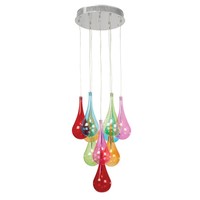 Endon Lighting 10 Light Cascade Pendant Endon Lighting 10 Light Cascade Pendant