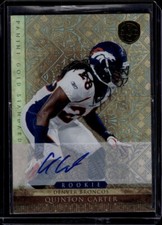 2011 Panini Gold Standard #225 Autographed Quinton Carter Trading Card