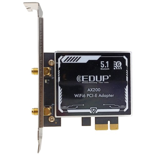 AX200 PCIe Wireless Network Adapter Desktop WiFi-6 Bluetooth RGB Light Heatsink - Picture 6 of 10