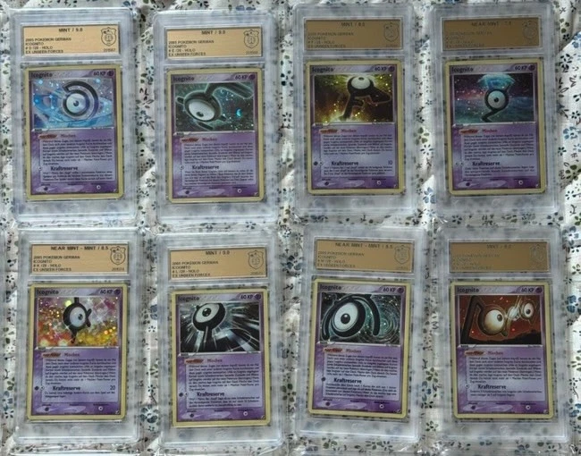Pokémon Karten Icognito Komplett-Sammlung Ex Verborgene Möchte von GSG gegradet! - Bild 3 von 4