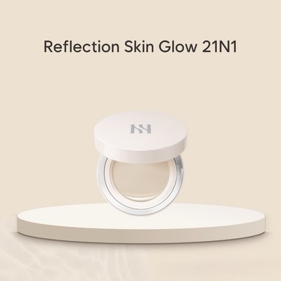 HERA Mini Reflection Skin Glow Cushion Foundation SPF 40 Shade 21N1 Vanilla