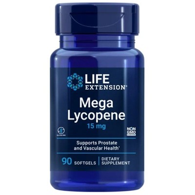 Life Extension Mega Lycopin 15 mg, 90 Kapseln