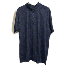 G/Fore Golf Polo Icon Camo Print Performance Athletic Mens XL New