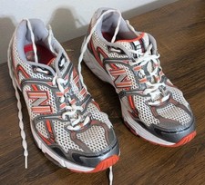 New Balance X Running Shoes WR10 63CU Womens Size 10 Gray/Orange/White USA