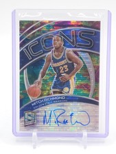 MITCH RICHMOND 2020-21 SPECTRA ICONS CELESTIAL PRIZM AUTO /35 #ICO-MRI Q5194