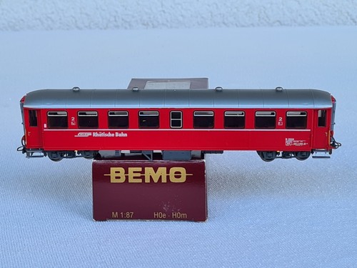 BEMO HOm RhB Personenwagen" Viafier retika" 2.Kl. B 2224 zugerüstet UNBESPIELT  | Zustand: Gebraucht