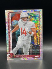 2025 Topps Chrome Football Michael Wilson Pulsar Prizm
