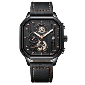 Waterproof luminous multifunctional men's watch, fashionable quartz watch
