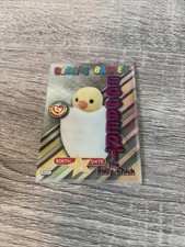 1999 TY Beanie Babies BBOC S3 Eggbert The Baby Chick Magenta FOIL Cards