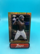 Dakota Jordan 2025 Topps Pro Debut Chrome Gold Refractor 29/50 #PDC-146 Giants