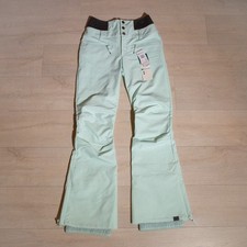 NEW - Women's ROXY Rising High Shell Snow Pants, Fair Aqua, Reg 199 - NWT
