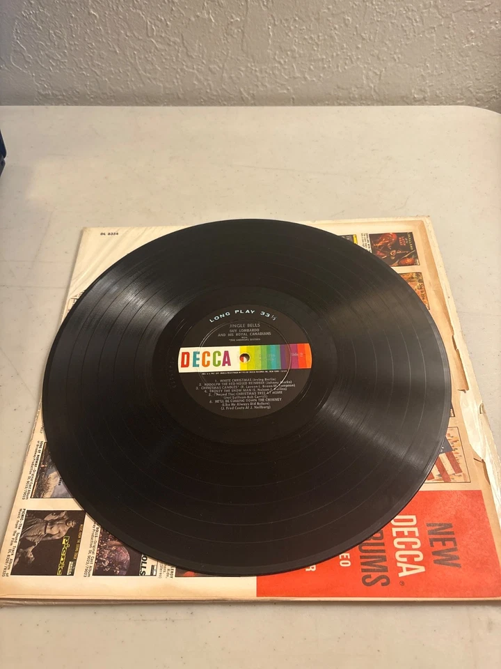 GUY LOMBARDO AND HIS ROYAL CANADIANS JINGLE BELLS VINYL RECORD LP 1961 VG+/VG+ — 第 4/4 张图片