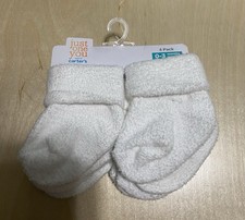 Carter s Baby Size 0-3 Months Just One You Fluffy Soft Ankle Socks Set 4 Pack