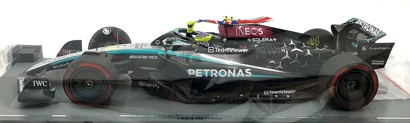 Spark 1/18 Scale 18S999 - Mercedes F1 W15 E Winner British GP 2024 Hamilton #44 - Image 3 of 4