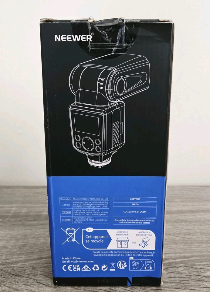 Neewer 750II TTL Flash Speedlite for Nikon D7200 D7100 D7000 D5500 D5300.  - Image 3 of 4