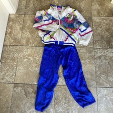 VTG 90s EVR Rousso Jacket Pant Retro Windbreaker Vintage Track Suit size XL