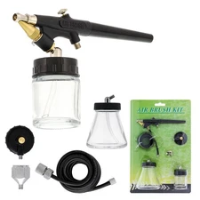 AIRBRUSH SET KIT Air Compressor Propellant Hose Hobby Tanning Tattoo Spray Gun