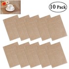 Platzdeckchen Beige Tischsets Aus Sackleinen Rustikale Tischmatte