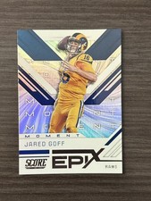 Jared Goff 2019 Score Epix Moment Los Angeles Rams #EM-1  O918