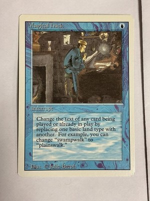 Magical Hack Rare Revised Edition Magic: The Gathering Lightly Played MJ