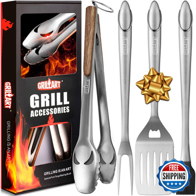 Grillart Bbq Tools Grill Tools Set -18Inch Grilling Tools Bbq Set - Grill