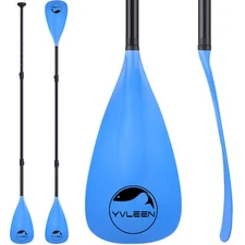 SUP Paddle Board Paddle，Stand up Paddleboard Paddles Adjustable Aluminum 4-Pi...