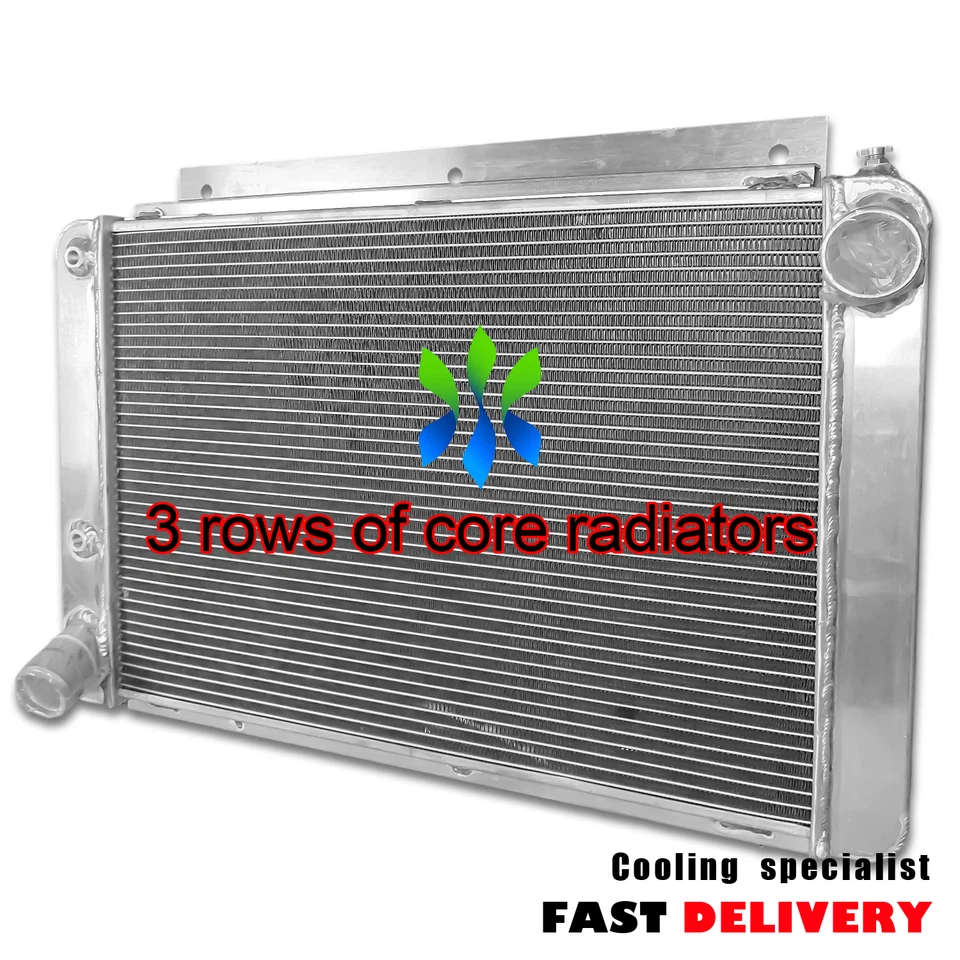 Full Aluminum Radiator for 1958 1959 1960 Ford Thunderbird V8 Engine 2-Rows 5.8L Foto 3 de 4
