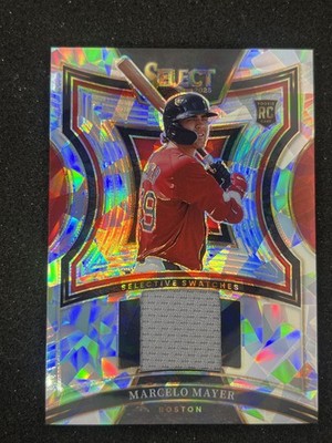 2025 Panini Select - Selective Swatches Marcelo Mayer #SS-MM Ice Prizm (MEM, RC)