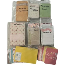 Project Life Becky Higgins Lot of 873 Journaling 3x4 & 4x6 Cards Scrapbook Mixed