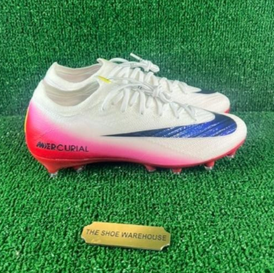Men Nike Air Zoom Vapor 16 Elite AG Pro White/Red Cleat HV3759-600