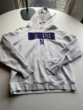 League Collegiate Wear Northwestern University Hoodie Women s Large Grey
