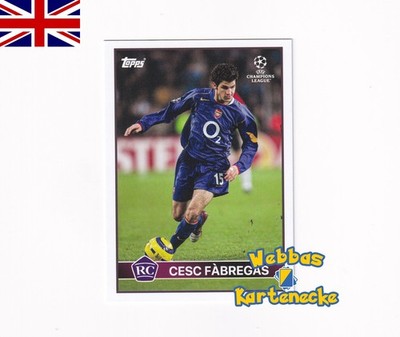 2025 Topps The Lost Rookie Cesc Fabregas Base FC Arsenal London UEFA CL