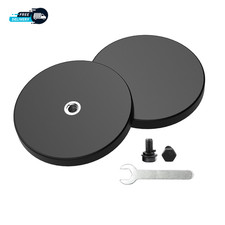 2 Pieces Strong Rubber Coated Mounting Magnets Anti-Scratch 65 LBS of Adhesive