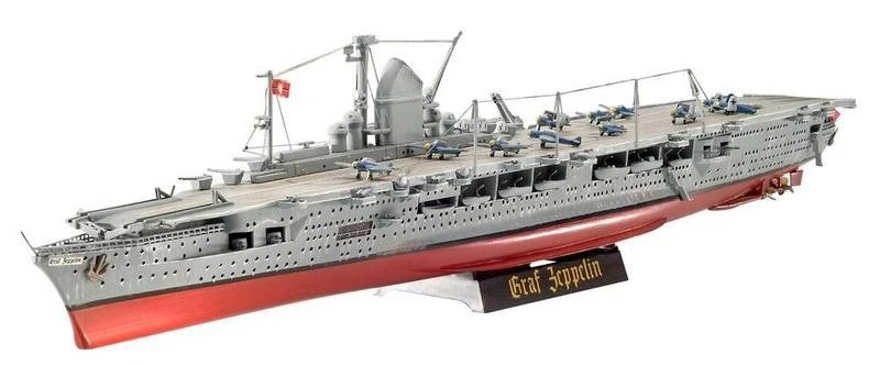 Revell 05000 - Portaerei tedesca Graf Zeppelin 1:720 (confezione aperta) - Immagine 2 di 2