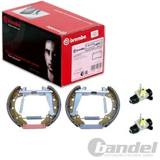 BREMBO BREMSBACKEN VORMONTIERT HINTERACHSE PASSEND FÜR SEAT CORDOBA IBIZA SKODA