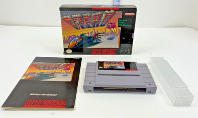SNES: F-Zero *COMPLETE & FREE SHIPPING*