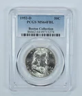 1952-D Franklin Half Dollar Boston Collection MS64 FBL PCGS *0417