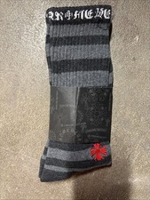 Chrome Hearts Socks Black White Gray Size Large NWT