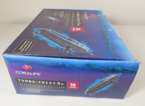 Coralife Turbo-Twist 6X 18 Watt UV Sterilizer Up to 250 Gal Aquarium NEW *READ* - Picture 3 of 5