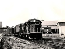 Grand Trunk Western Loco 5836 Dayton Ohio 31 May 1981 Black And White 8 x 10