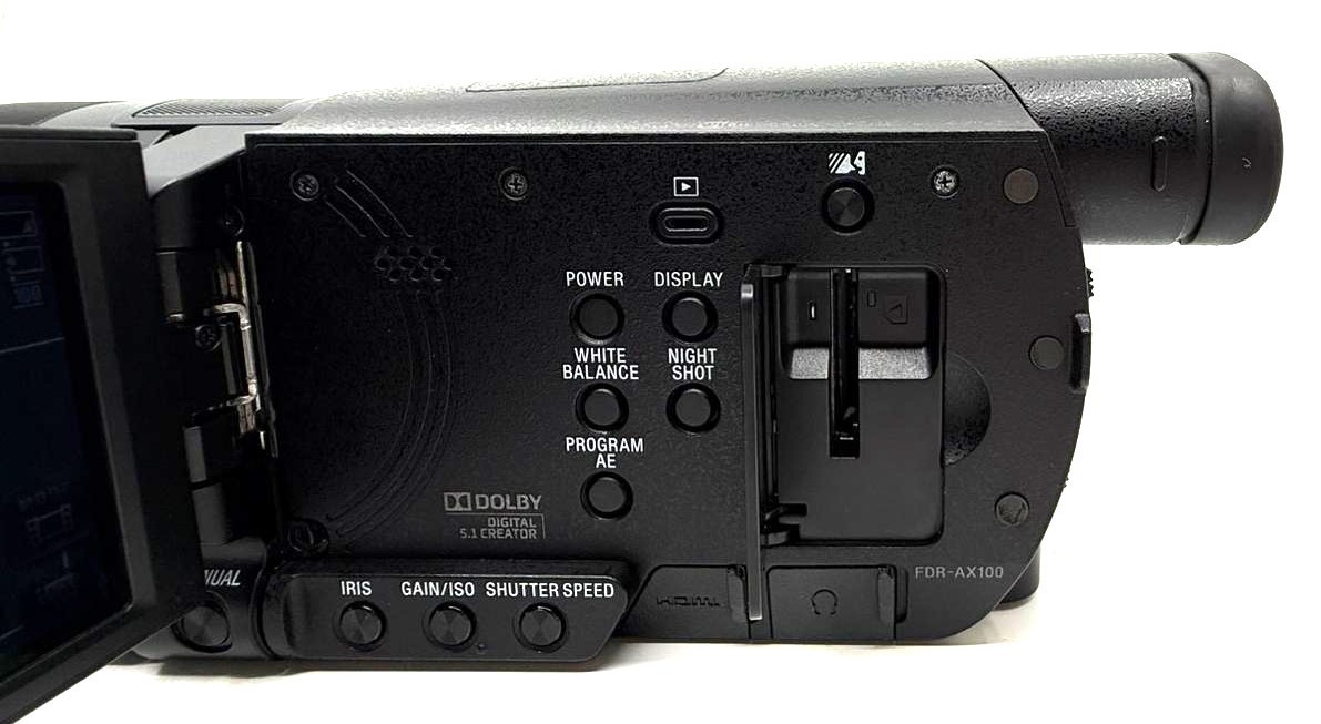 Sony FDR-AX100 4K Camcorder - Black for sale online | eBay