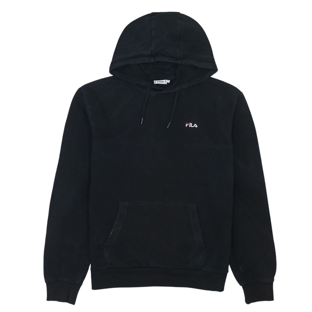 Felpa con cappuccio vintage FILA NERA UOMO S