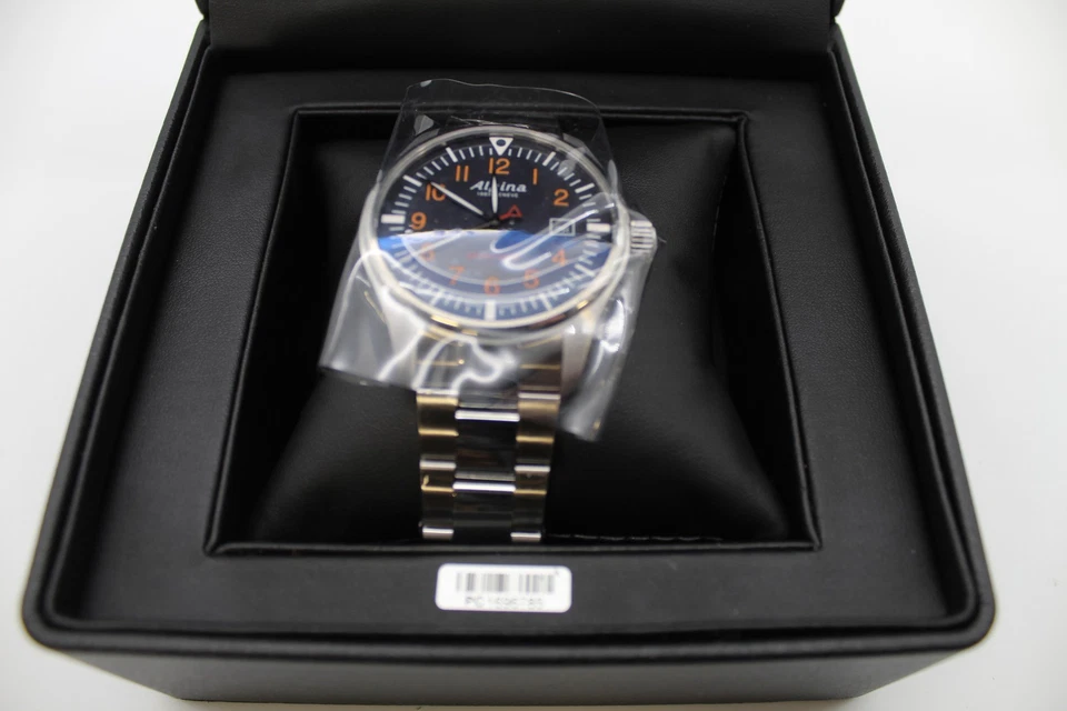 Reloj para hombre Alpina Startimer Pilot esfera negra *LEER DESCRIPCIÓN* PC1696785 Foto 2 de 3