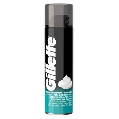 Gillette Basis Rasiergel für Empfindliche Haut - 6 x 200ml